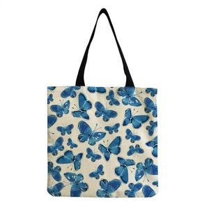 Blue Butterflies Tote‎ Bag